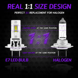 Faro LED H8/H9/H11 E7 30W 3300LM 6500K