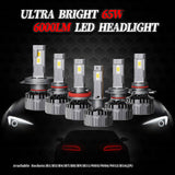 9005/HB3 P8 LED Headlight 65W 6000LM 6500K