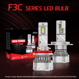 H8/H9/H11 F3C LED Headlight 60W 12000LM 6500K