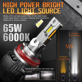 Faro LED H13 F7 de 65 W, 12 000 lm, 6500 K
