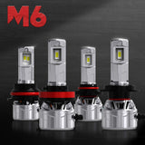 Faro LED H8/H9/H11 M6 de 55 W, 10 000 lm, 6500 K