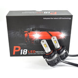 5202 P18 watts  led car headlight for projector lens 52W 18000LM 6500K