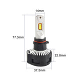PSX26W P18 LED headlight 52W  9000LM 6500K