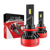 H8/H9/H11 CANBUS F6 LED Headlight 55W 10000LM 6500K