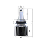 H11 F10 LED Headlight 55W 10000LM 6500K